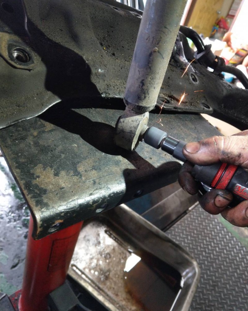 Mini Straight Air Die Grinder with 1/4" and 1/8" Collets